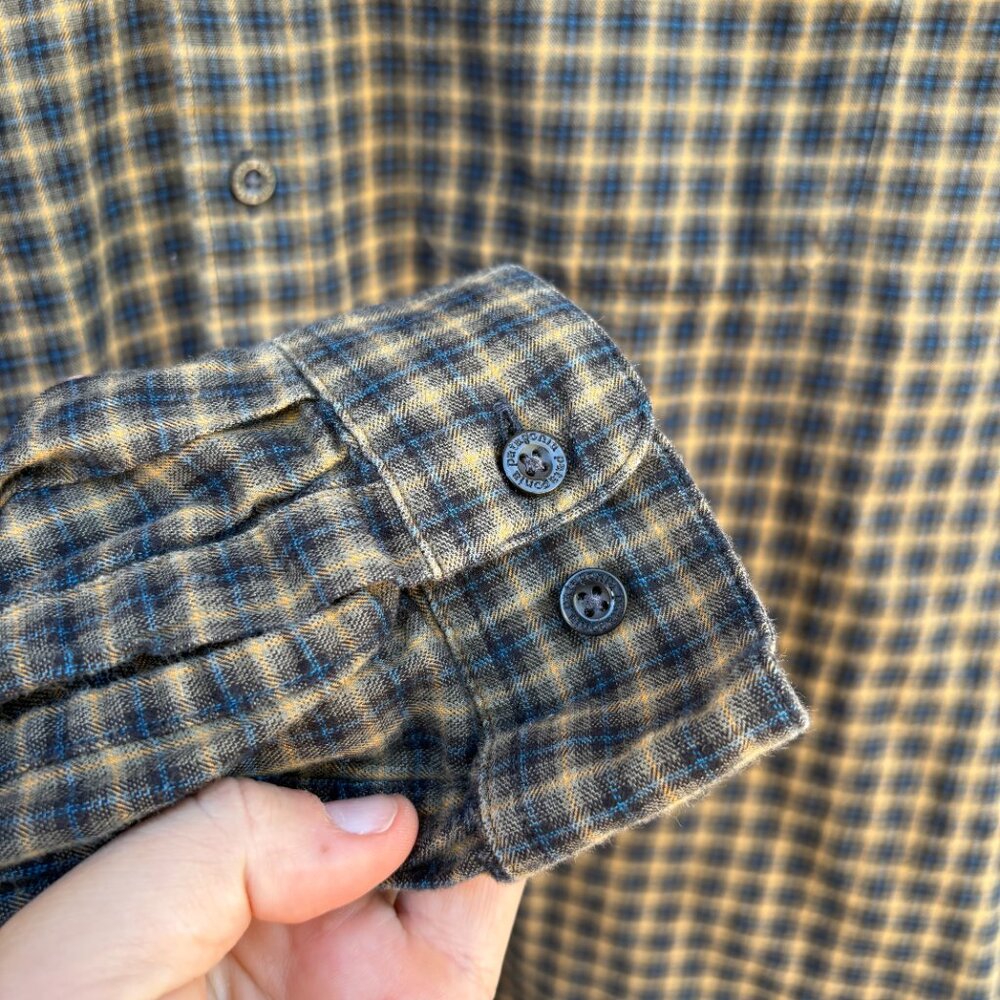 Patagonia L/S Vjosa River Shirt Mens XL Endless Black Plaid Outdoor Gorpcore - Picture 5 of 11